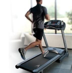 Man on treadmill